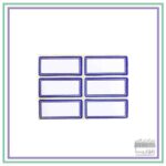 برچسب اسم دور آبی طاها- ده عددی- کد 4