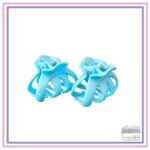 کلیپس مو سایز متوسط- رنگ آبی- 4 عددی