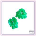 کلیپس مو سایز متوسط- رنگ سبز- 4 عددی