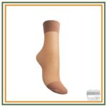 جوراب شیشه کفی‌دار زنانه- رنگ کرمی