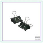 بسته 2 عددی گیره دوبل مشکی پارسیکار- 32 میلی متر