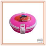 ظرف غذا کودک دو طبقه رایا رنگ صورتی- کد 8000