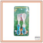 قاشق و چنگال کودک پلاستیکی- کد 8000
