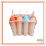 قالب بستنی یخی پلاستیکی چهار عددی- کد 8000