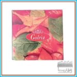 دستمال کاغذی گلریز گلدار - طررح برگ ریزان